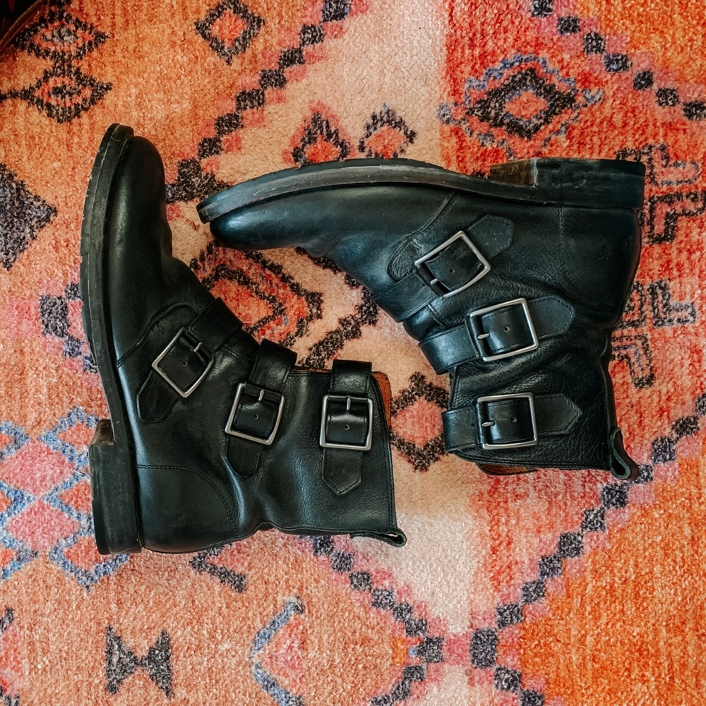 COPY - Frye Natalie Triple Buckle Boots